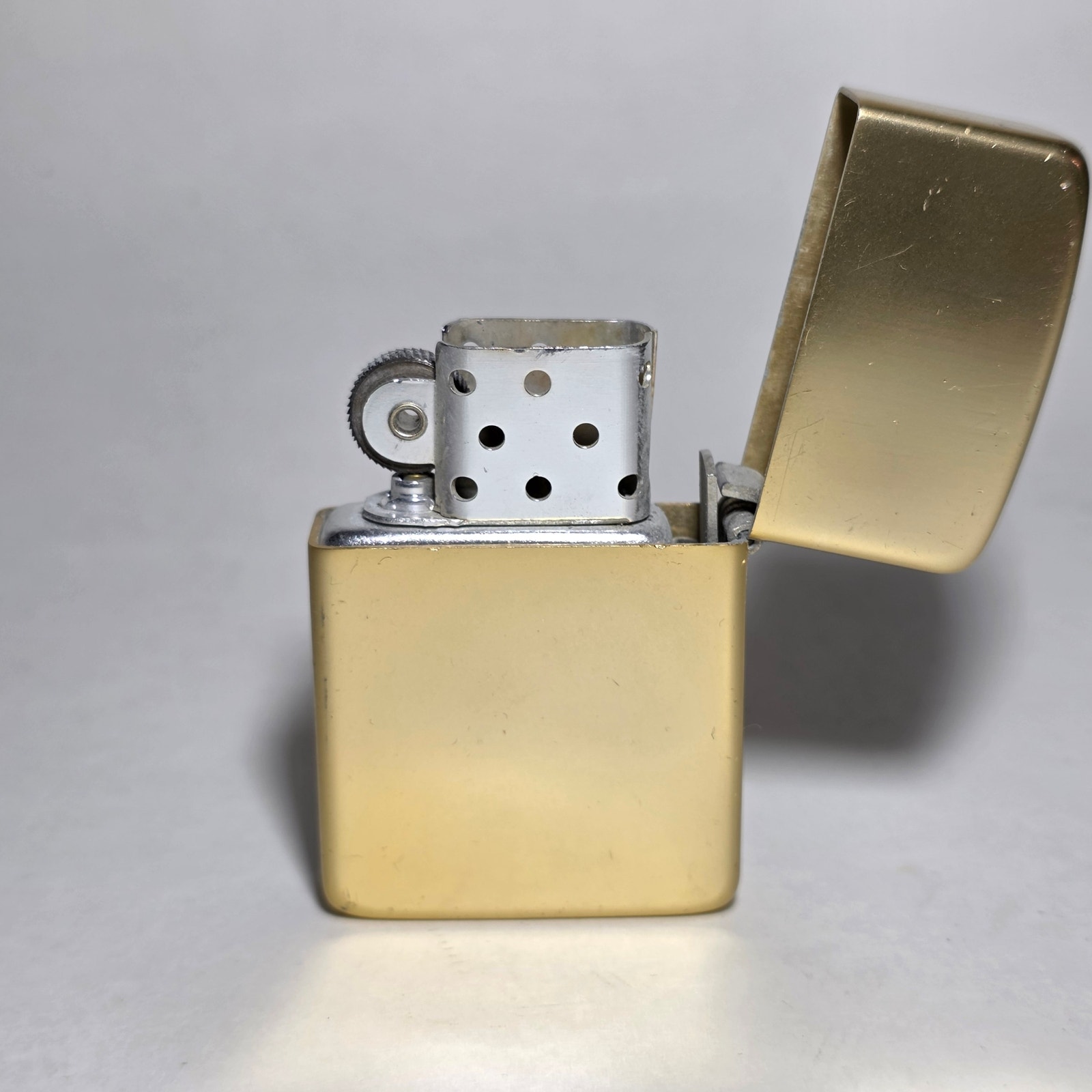 Park Lighter Gold Tone Slim Vintage Made In Usa